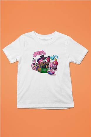 Brawl Stars Baskılı Beyaz Unisex Beyaz Çocuk Tişört - Tshirt