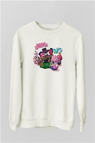 Brawl Stars Baskılı Beyaz Unisex Sweatshirt