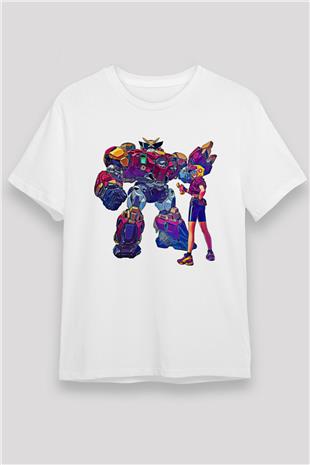 Brawl Stars Baskılı Unisex Beyaz Tişört - Tshirt