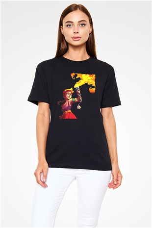 Brawl Stars Baskılı Unisex Siyah Tişört - Tshirt