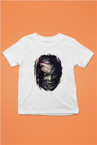 Bray Wyatt Baskılı Beyaz Unisex Beyaz Çocuk Tişört - Tshirt
