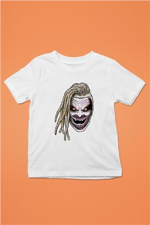 Bray Wyatt Baskılı Beyaz Unisex Beyaz Çocuk Tişört - Tshirt