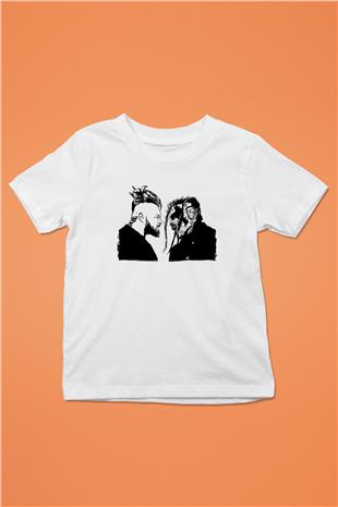 Bray Wyatt Baskılı Beyaz Unisex Beyaz Çocuk Tişört - Tshirt