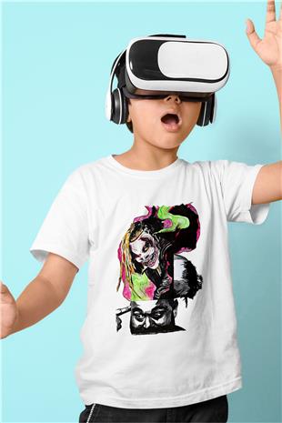 Bray Wyatt Baskılı Beyaz Unisex Beyaz Çocuk Tişört - Tshirt