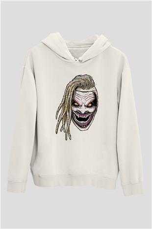 Bray Wyatt Baskılı Beyaz Unisex Hoodie
