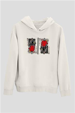 Bray Wyatt Baskılı Beyaz Unisex Hoodie