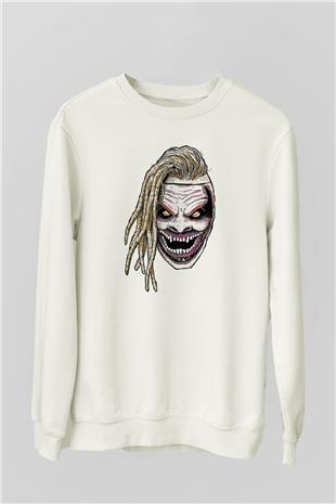 Bray Wyatt Baskılı Beyaz Unisex Sweatshirt