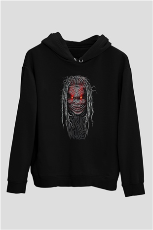 Bray Wyatt Baskılı Unisex Siyah Hoodie