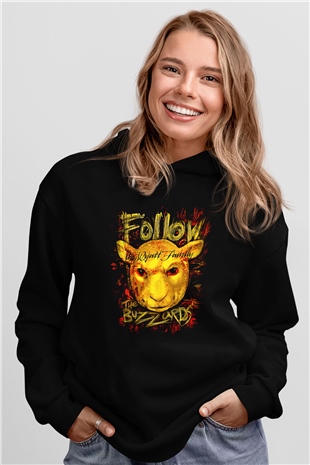 Bray Wyatt Baskılı Unisex Siyah Hoodie
