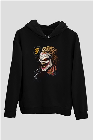 Bray Wyatt Baskılı Unisex Siyah Hoodie
