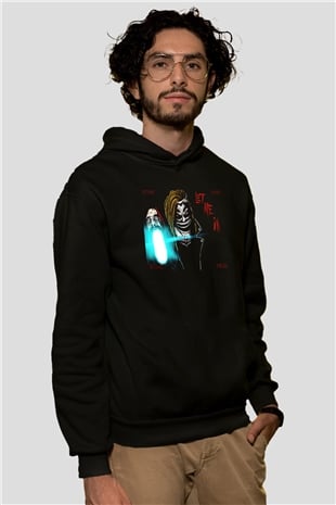 Bray Wyatt Baskılı Unisex Siyah Hoodie