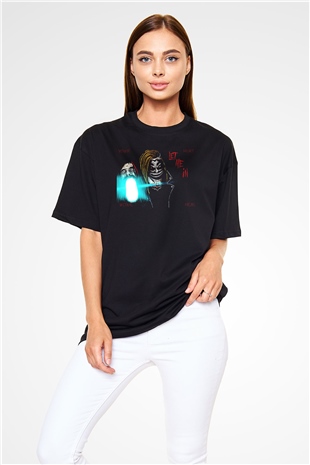 Bray Wyatt Baskılı Unisex Siyah Oversize Tişört - Tshirt