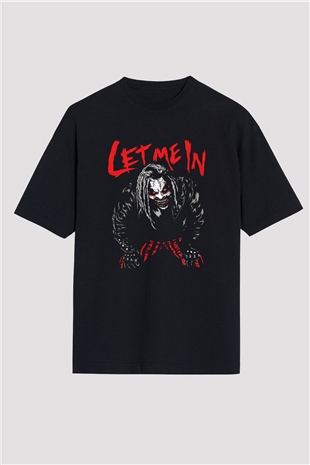 Bray Wyatt Baskılı Unisex Siyah Oversize Tişört - Tshirt