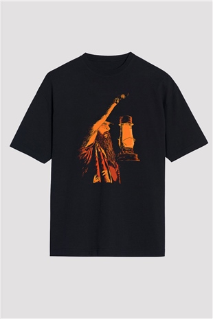 Bray Wyatt Baskılı Unisex Siyah Oversize Tişört - Tshirt