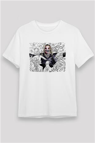 Bray Wyatt Unisex Baskılı Beyaz Tişört - Tshirt