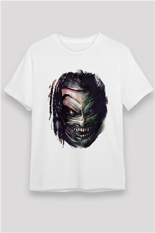 Bray Wyatt Unisex Baskılı Beyaz Tişört - Tshirt