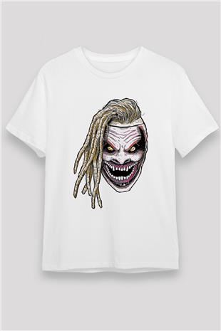 Bray Wyatt Unisex Baskılı Beyaz Tişört - Tshirt