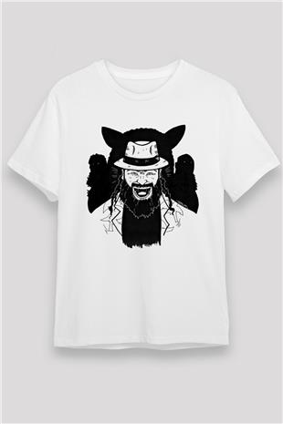 Bray Wyatt Unisex Baskılı Beyaz Tişört - Tshirt