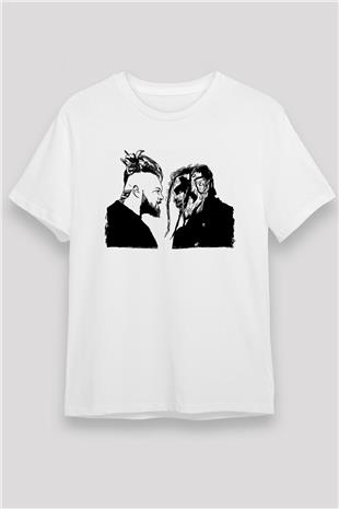 Bray Wyatt Unisex Baskılı Beyaz Tişört - Tshirt