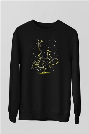 Breakdans Siyah Unisex Sweatshirt