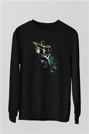 Breakdans Siyah Unisex Sweatshirt