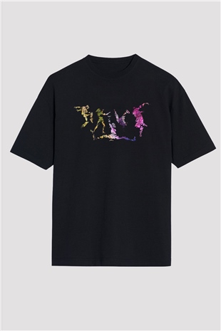 Breakdans Siyah Oversize Tişört Oversize T-shirt - TişörtFabrikası