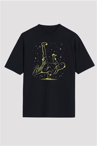 Breakdans Siyah Oversize Tişört Oversize T-shirt - TişörtFabrikası