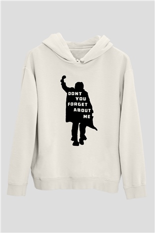 Breakfast Club Beyaz Unisex Kapşonlu Sweatshirt