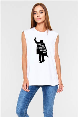 Breakfast Club Beyaz Unisex Kolsuz Tişört