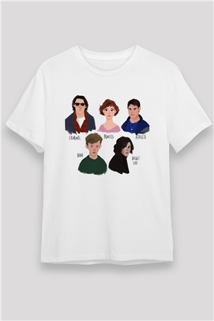Breakfast Club Beyaz Unisex Tişört
