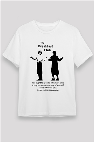 Breakfast Club Beyaz Unisex Tişört