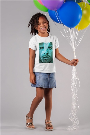 Breaking Bad Heisenberg Baskılı Beyaz Unisex Çocuk Tişört