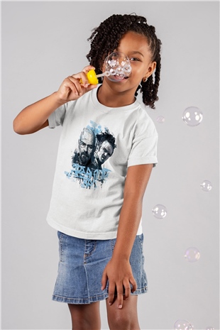 Breaking Bad Heisenberg Baskılı Beyaz Unisex Çocuk Tişört