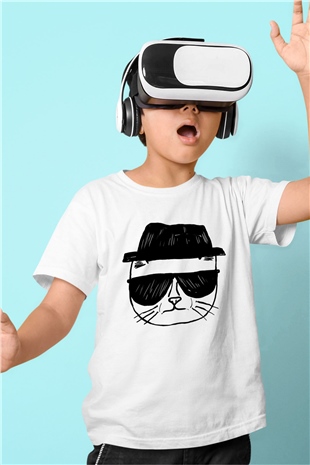 Breaking Bad Heisenberg Baskılı Beyaz Unisex Çocuk Tişört