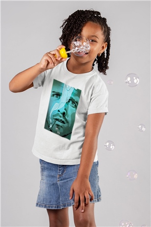 Breaking Bad Heisenberg Baskılı Beyaz Unisex Çocuk Tişört