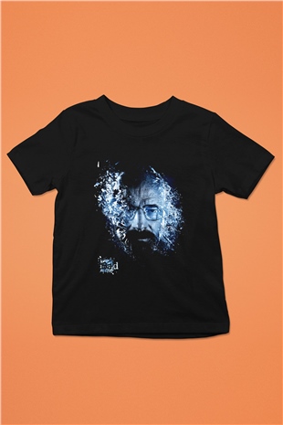 Breaking Bad Heisenberg Baskılı Siyah Unisex Çocuk Tişört