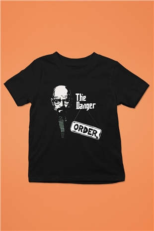 Breaking Bad Heisenberg Baskılı Siyah Unisex Çocuk Tişört