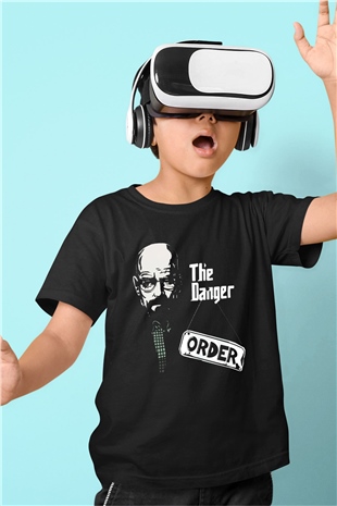 Breaking Bad Heisenberg Baskılı Siyah Unisex Çocuk Tişört