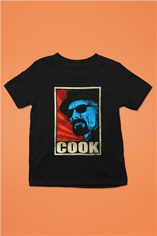 Breaking Bad Heisenberg Baskılı Siyah Unisex Çocuk Tişört