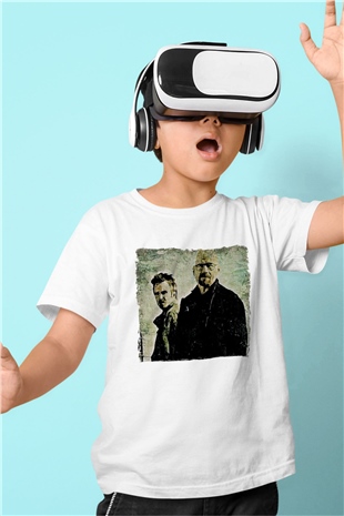 Breaking Bad Heisenberg Beyaz Unisex Çocuk Tişört