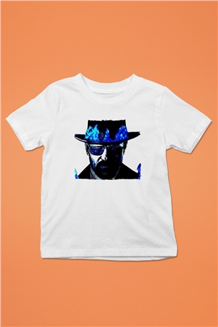 Breaking Bad Heisenberg Beyaz Unisex Çocuk Tişört