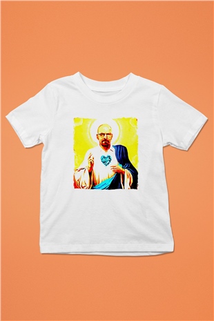Breaking Bad Heisenberg Beyaz Unisex Çocuk Tişört