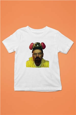 Breaking Bad Heisenberg Beyaz Unisex Çocuk Tişört