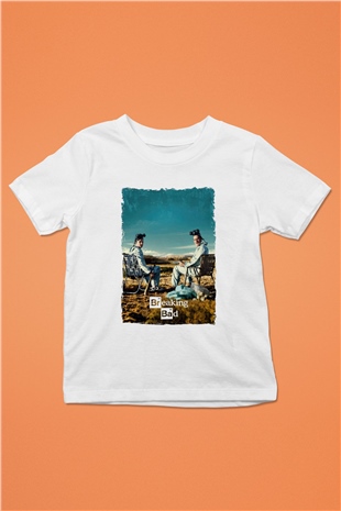 Breaking Bad Heisenberg Beyaz Unisex Çocuk Tişört