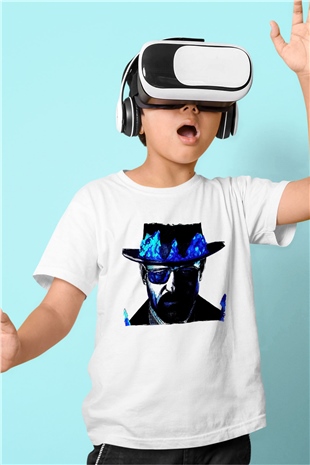 Breaking Bad Heisenberg Beyaz Unisex Çocuk Tişört