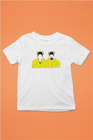 Breaking Bad Heisenberg Beyaz Unisex Çocuk Tişört