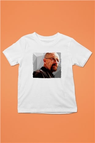 Breaking Bad Heisenberg Beyaz Unisex Çocuk Tişört