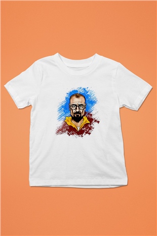 Breaking Bad Heisenberg Beyaz Unisex Çocuk Tişört