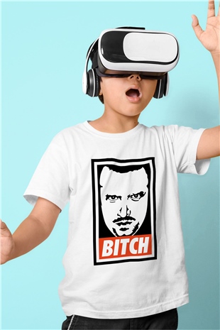 Breaking Bad Heisenberg Beyaz Unisex Çocuk Tişört