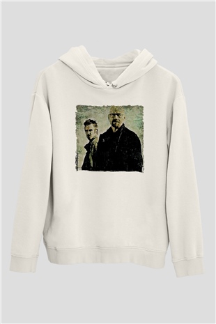 Breaking Bad Heisenberg Beyaz Unisex Hoodie